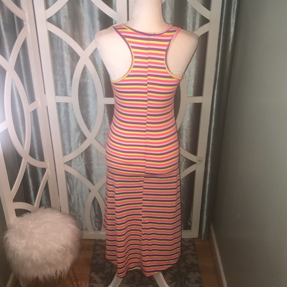 High Low Racer back Tank Dress - Picture 6 of 9